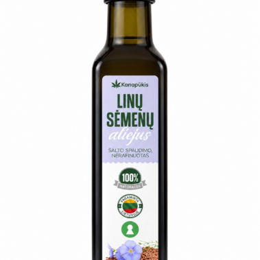 KANAPŪKIS Linų sėmenų aliejus