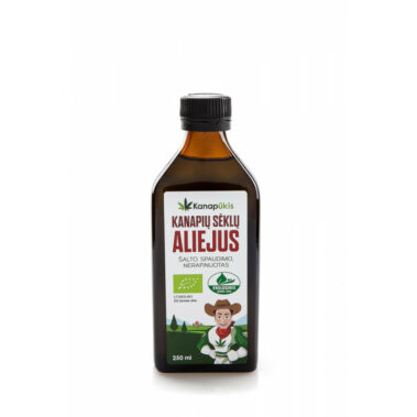 Kanapių sėklų aliejus 250 ml