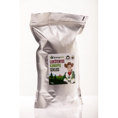 lukštentos kanapių sėklos