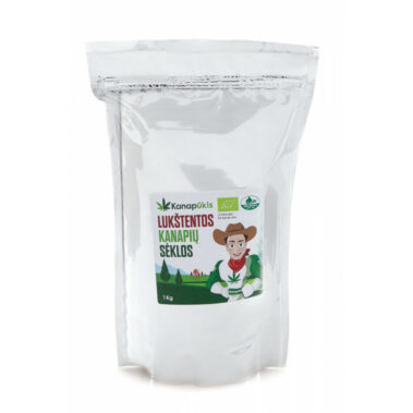 Ekologiškos lukštentos kanapių sėklos - 1 kg pakelis