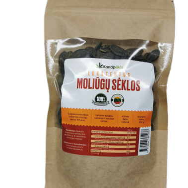 Lukštentos moliūgų sėklos 200 g.