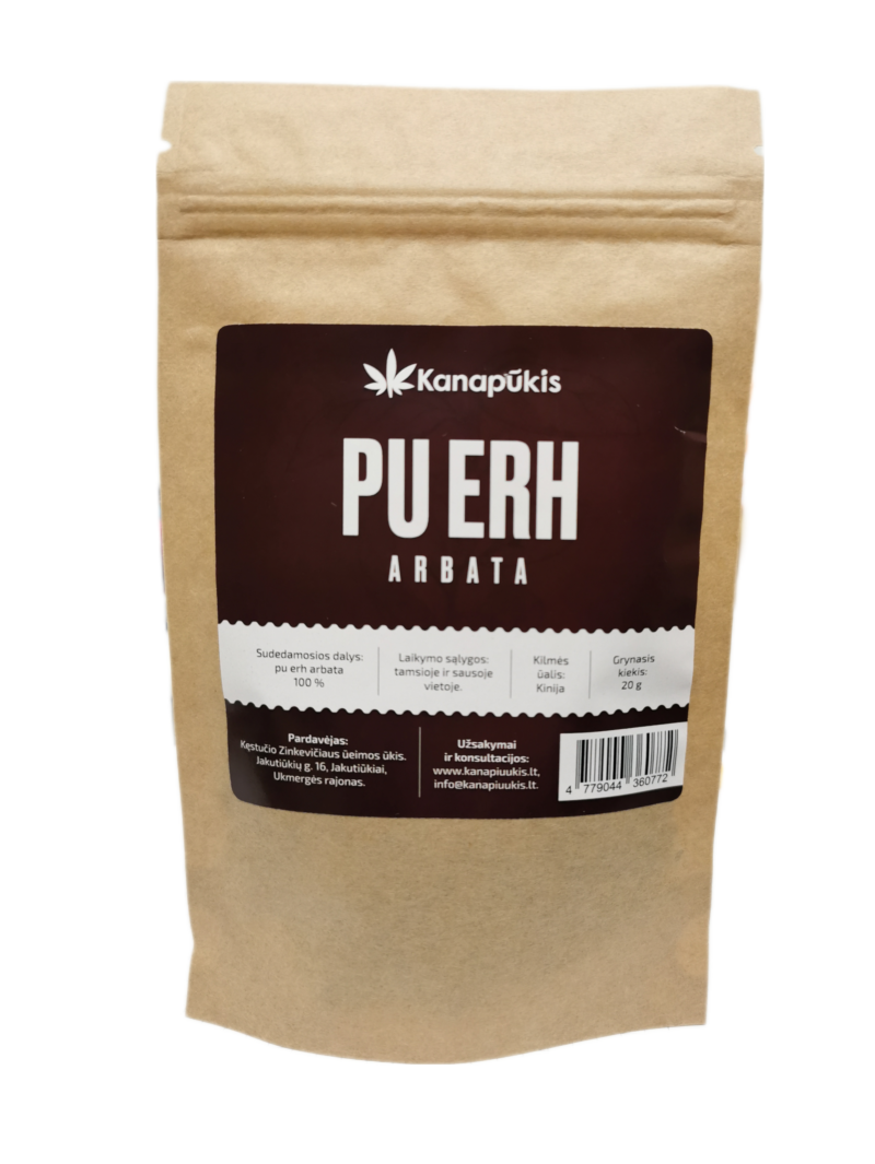 Pu erh arbata 20 g.