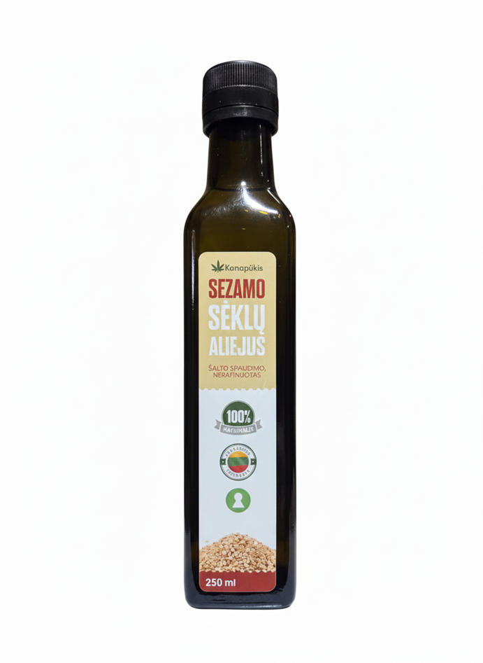 Sezamo aliejus 250 ml