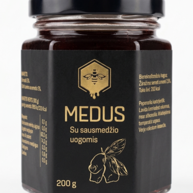 Medus su sausmedžio uogomis